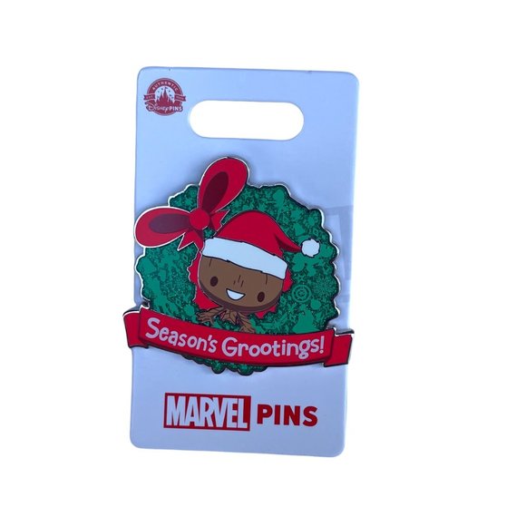 Disney Marvel Guardians of the Galaxy Season’s Grootings Groot Holiday Pin - Picture 2 of 4